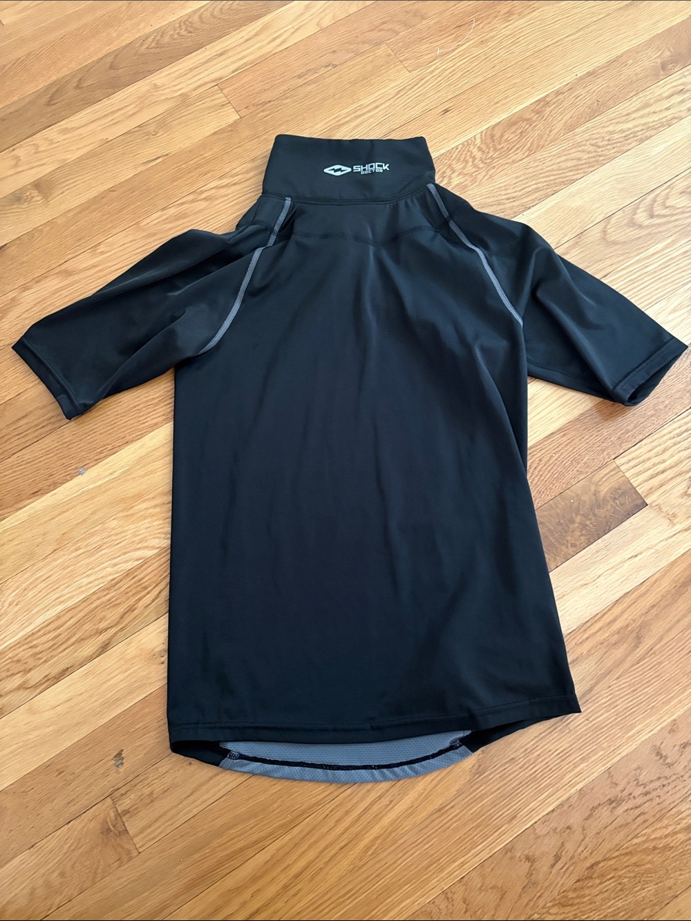 Shock Doctor Black Short Sleeve Compression Top